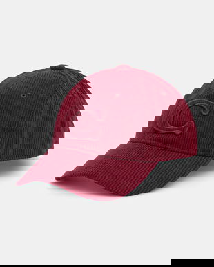 Coach șapcă de baseball din catifea culoarea bordo, 29CCN97