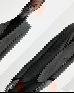 Marc O'Polo jachetă cu lână culoarea gri, 530022180112