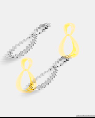 Answear.LAB cercei din argint placați cu aur