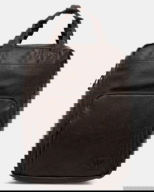 Medicine rucsac culoarea maro, mare, neted