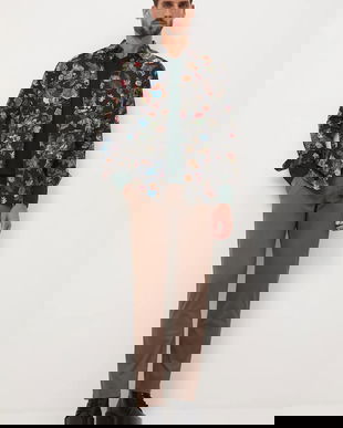 Medicine pantaloni culoarea maro, cu fason chinos