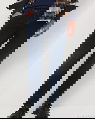 Medicine jeansi culoarea albastru marin