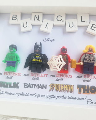 Tablou personalizat eroi Marvel, Disney, Roblox