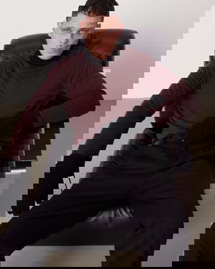 Medicine pulover de lana culoarea maro, light