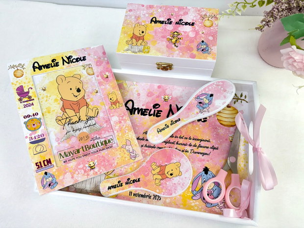 Set mot personalizat1 anisor - Winnie the Pooh si prietenii