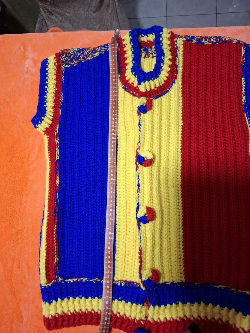 Vesta lână multicolor