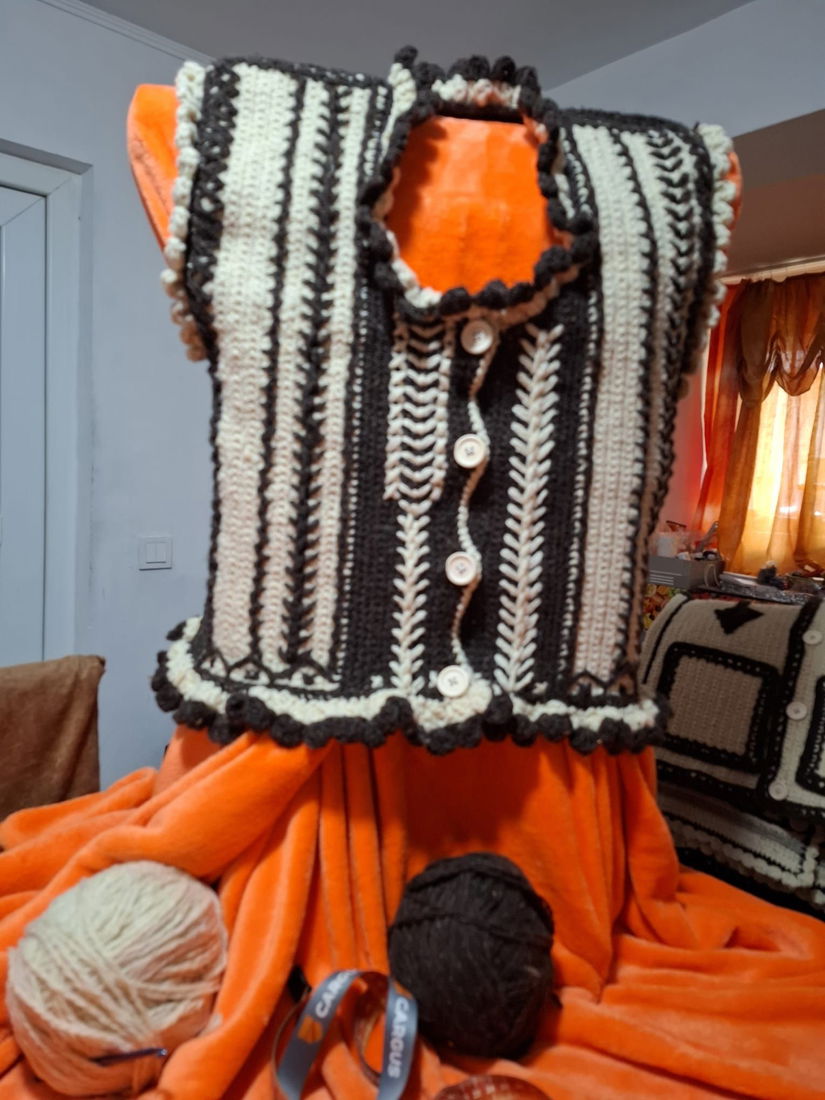 Vesta lana de oaie 100%