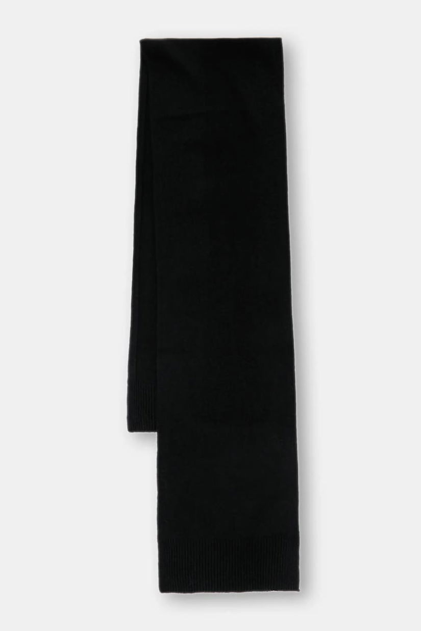 Sisley eșarfă cu lână culoarea negru, uni, 1UVLSU00H