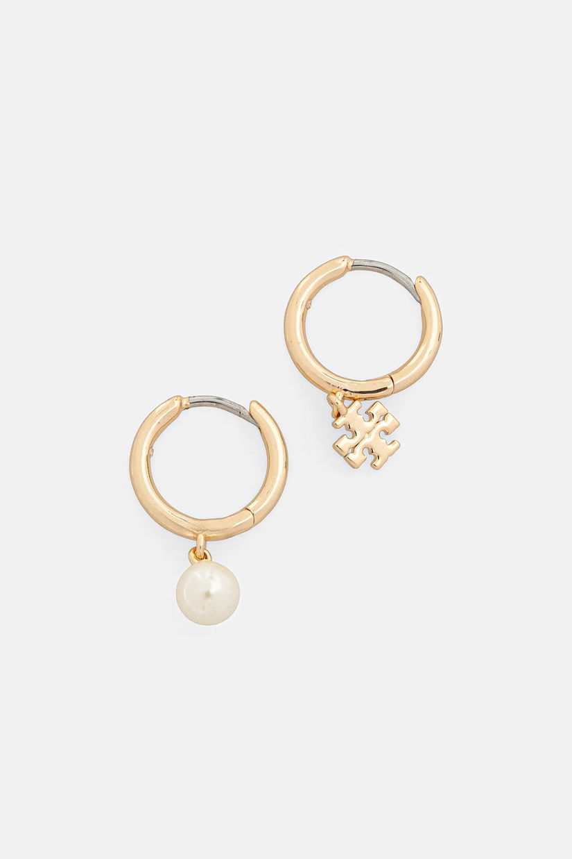 Tory Burch cercei placați cu aur Kira Mismatched 176768-782