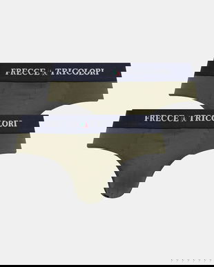 Aeronautica Militare slip 2-pack culoarea verde, AM1USL003