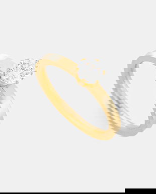 EDBLAD inel placat cu aur Crown 41630117