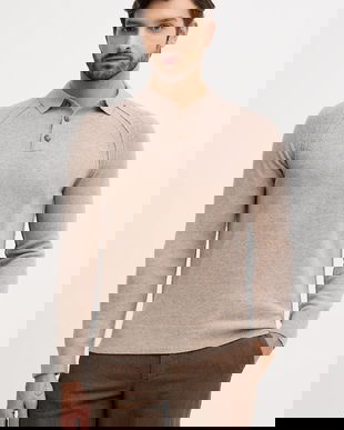 United Colors of Benetton pulover de lână culoarea bej, light, 1006U301Q