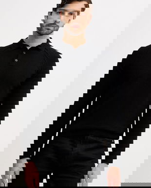 United Colors of Benetton pulover de lână culoarea negru, light, 1006U301Q