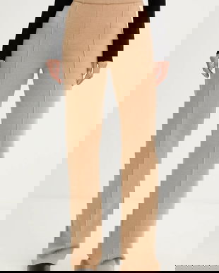 Patou pantaloni de trening de lână culoarea bej, uni, KN2998041