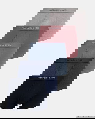 Abercrombie & Fitch boxeri 5-pack culoarea bleumarin, KI114-5034-500