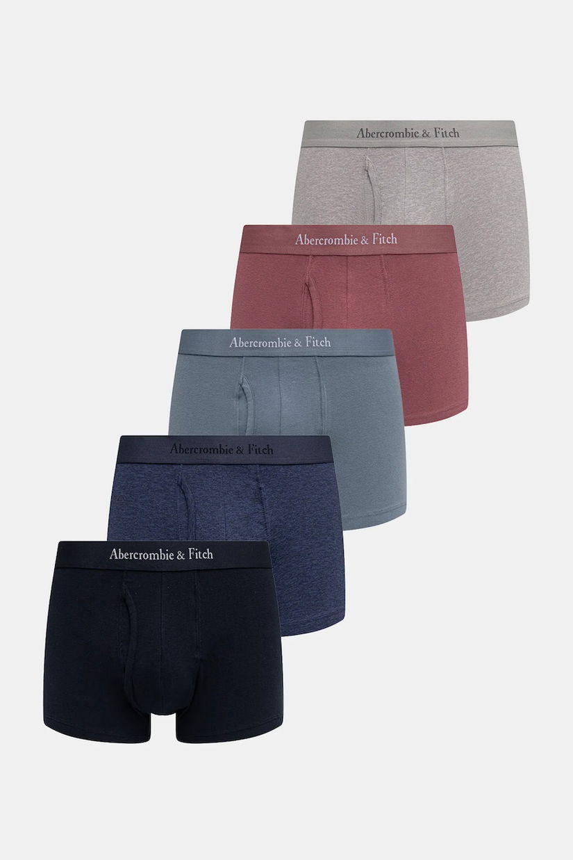 Abercrombie & Fitch boxeri 5-pack culoarea bleumarin, KI114-5034-500