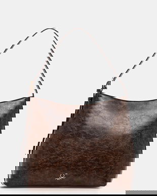 United Colors of Benetton poșetă culoarea maro, 66EYDY08T