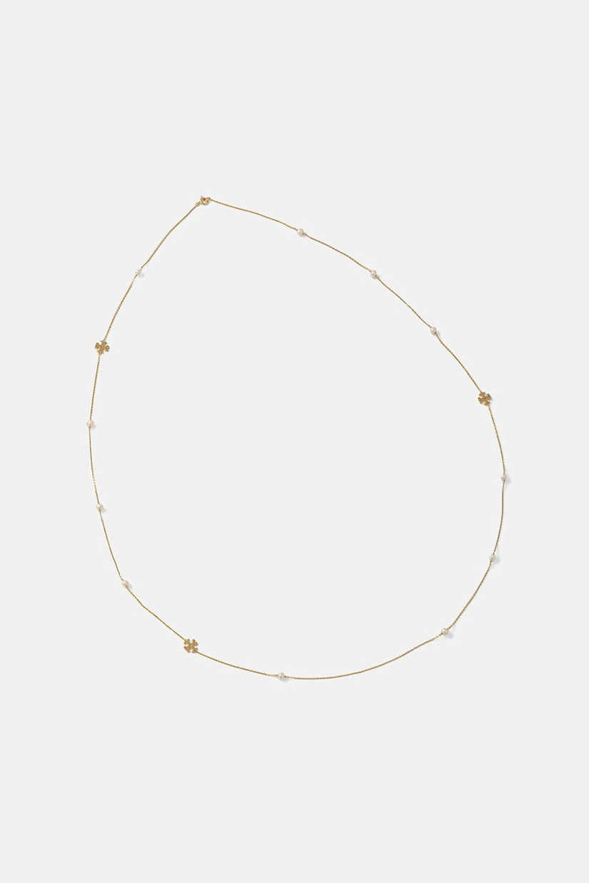 Tory Burch colier placat cu aur Long Kira 157210-137