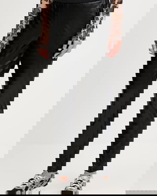 Sportalm pantaloni Hopper culoarea negru, uni, 650236