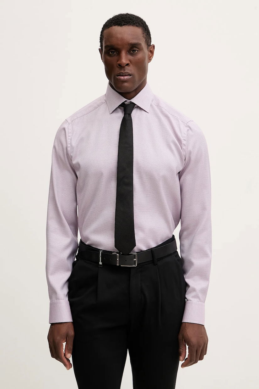 Eton cămașă din bumbac culoarea violet, regular, 100014410