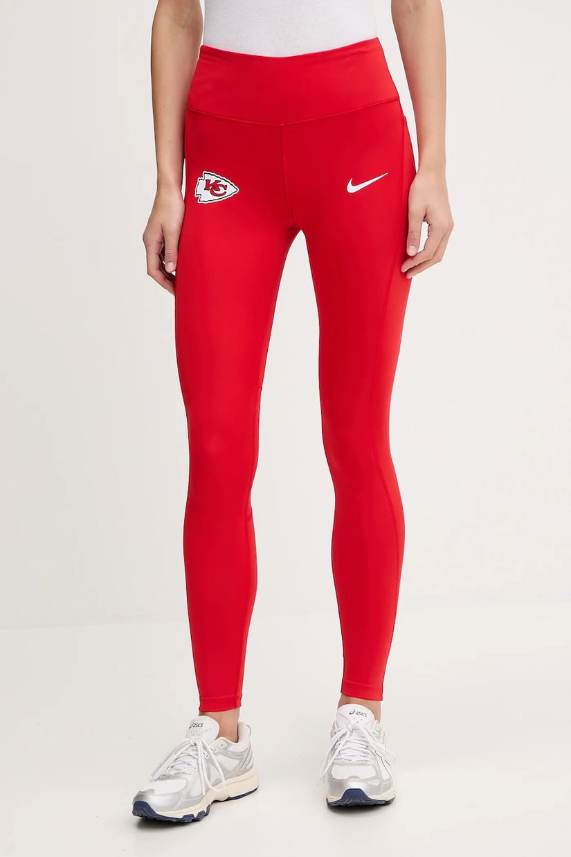 Nike colanti Dri Fit Legging culoarea roșu, cu imprimeu, 01N3-11T2-7G-DUN