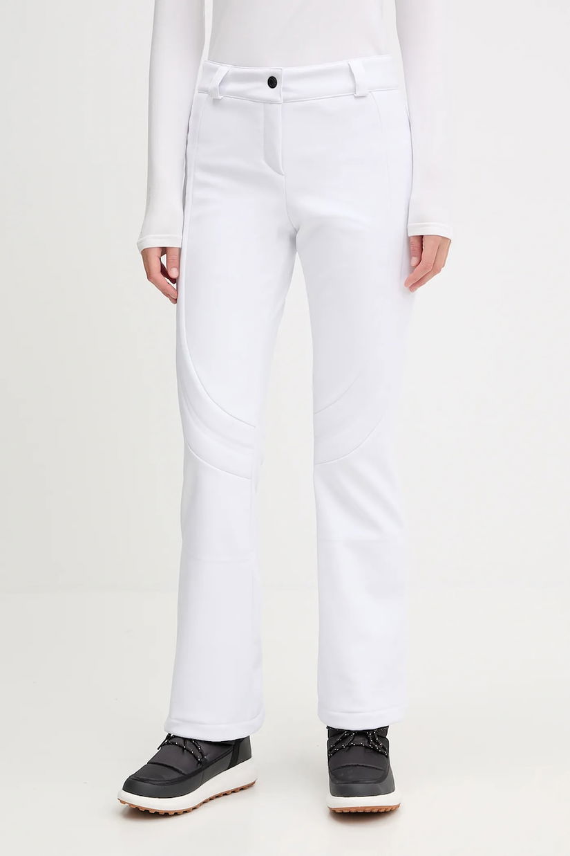 Sportalm pantaloni de schi Luzern culoarea alb, 750064