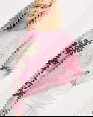 Stine Goya pulover din amestec de lână culoarea roz, călduros, SG-AW25-K050-2418