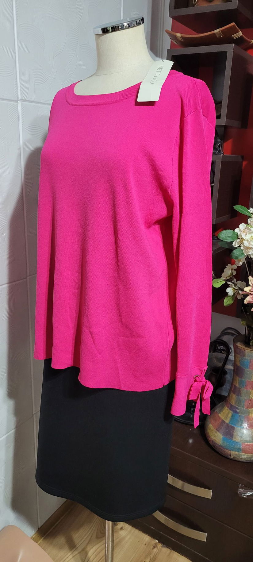 Pluver fin tricotaj marime 46-48