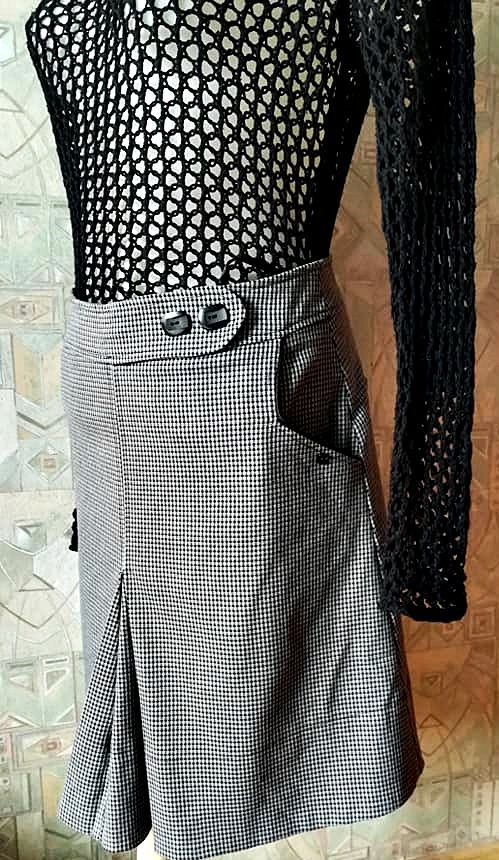 fusta de stofa pepit ,  Orsay , 34