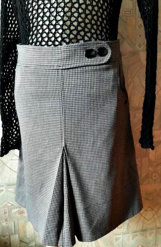 fusta de stofa pepit ,  Orsay , 34