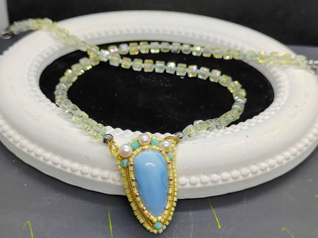 Choker cu agat lace