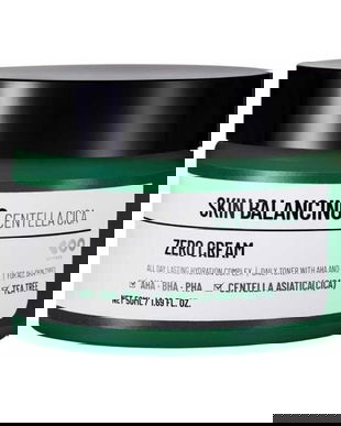 Crema de Echilibrare a Pielii cu Centella Asiatica - Dearboo Skin Balancing Centella Cica Zero Cream (AHA-BHA-PHA), 50 ml