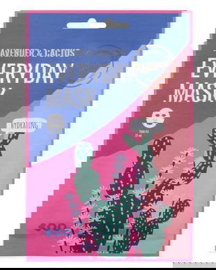 Masca de Fata Calmanta cu Lavanda si Flori de Cactus - Dearboo Everyday Mask, 27 g