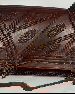 Geanta retro piele naturala