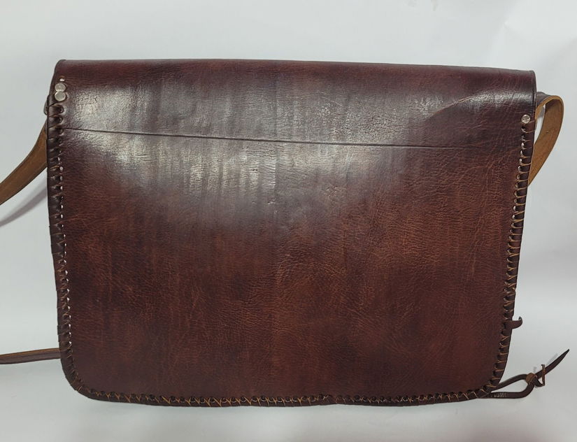 Geanta retro piele naturala