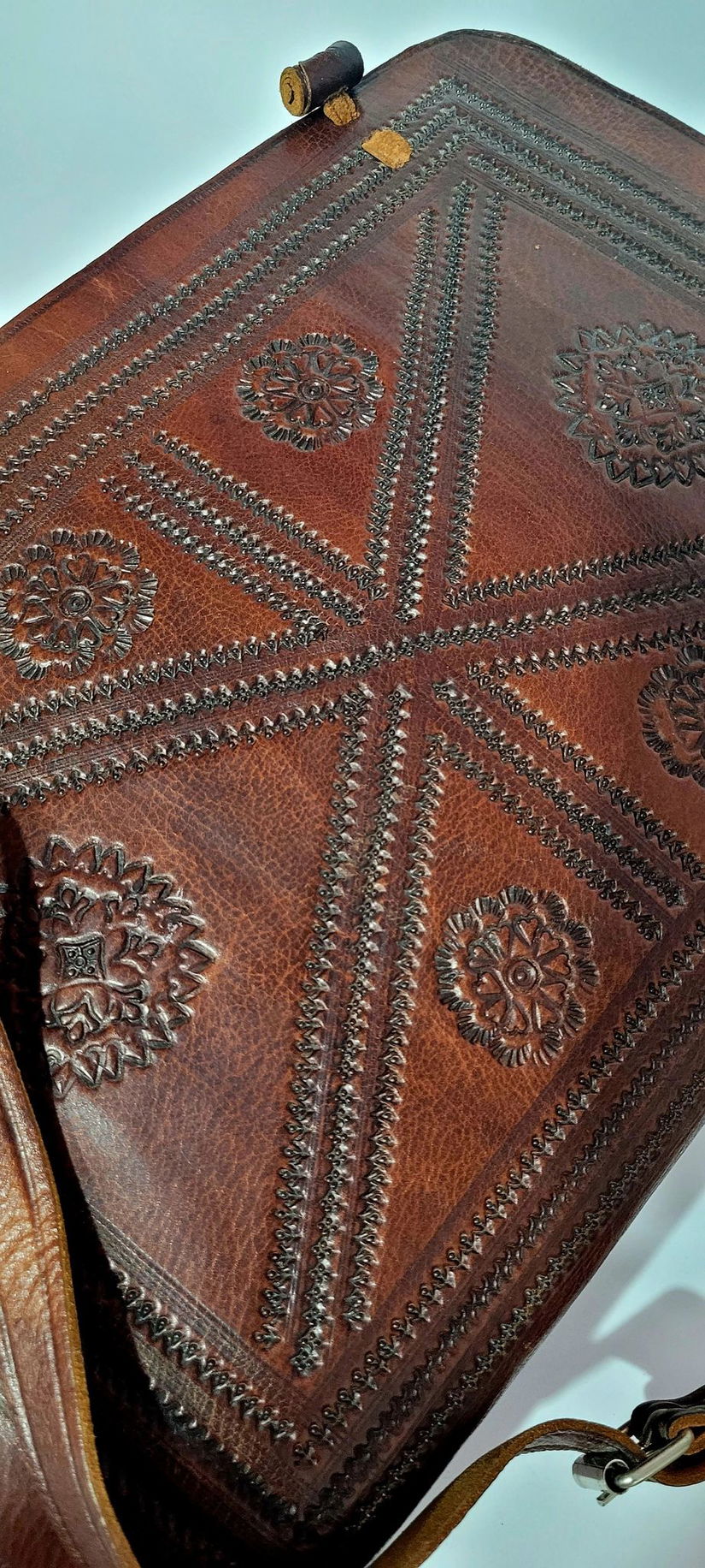 Geanta retro piele naturala