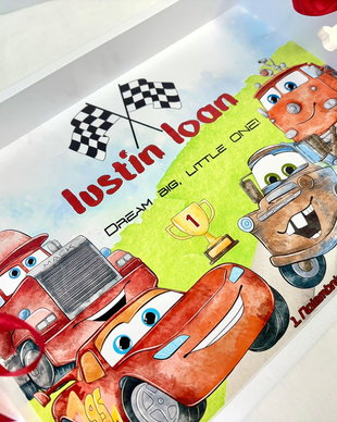 Set mot 1 anisor - Special Cars - Tavita mot si accesorii