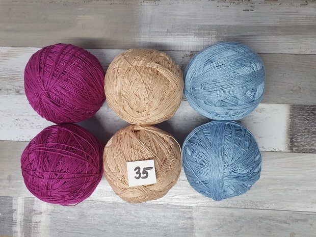 Bumbac mercerizat - lot 35