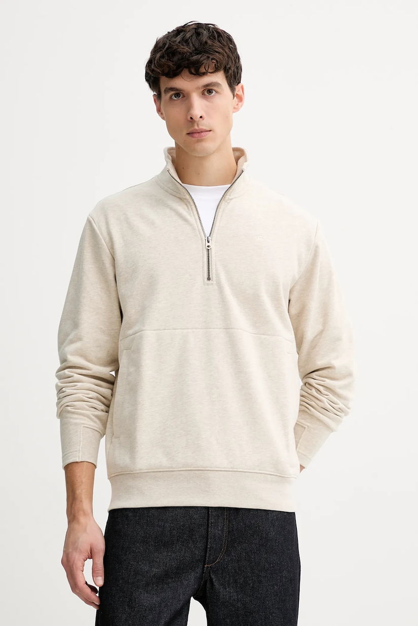 G-Star bluză culoarea bej, uni, D26305.D566