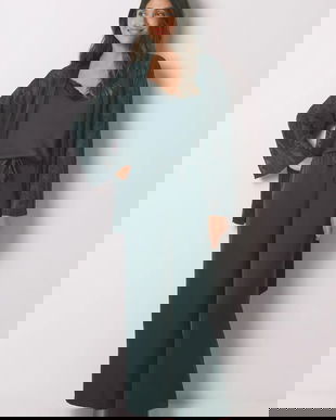 women'secret pijama culoarea verde, satin, 2542473