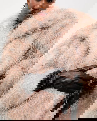 Answear.LAB manusi de piele culoarea maro