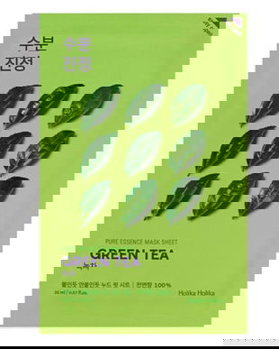 Masca Faciala cu Extract de Ceai Verde - Holika Holika Pure Essence Mask Sheet &ndash; Green Tea, 20 ml