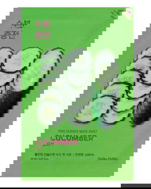 Masca Faciala cu Extract de Castravete - Holika Holika Pure Essence Mask Sheet &ndash; Cucumber, 20 ml