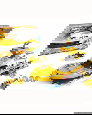 Barca pentru copii cu sunete si lumini culoare galbena