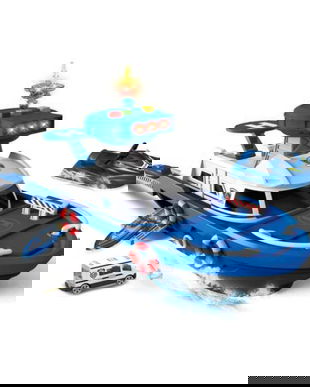 Barca de politie cu sunete si lumini Marine Police