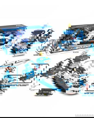 Barca de politie cu macara si catapulta Shark Attack