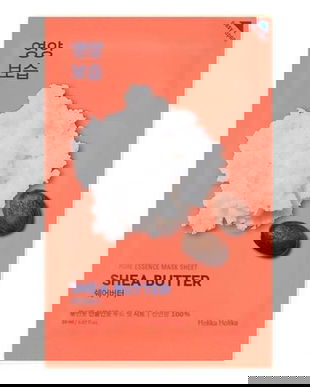 Masca Faciala cu Unt de Shea - Holika Holika Pure Essence Mask Sheet &ndash; Shea Butter, 20 ml