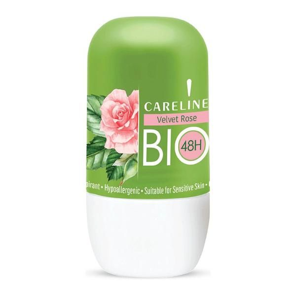Deodorant Anti-perspirant Roll-on - Careline Velvet Rose, 75 ml