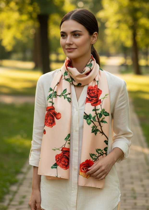 Eșarfa GARDEN ROSES