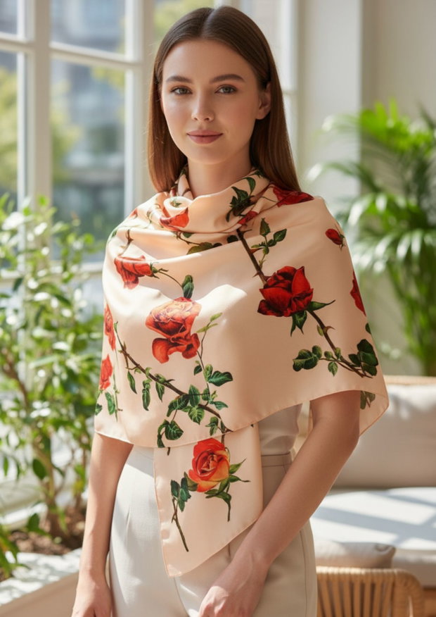 Eșarfa GARDEN ROSES